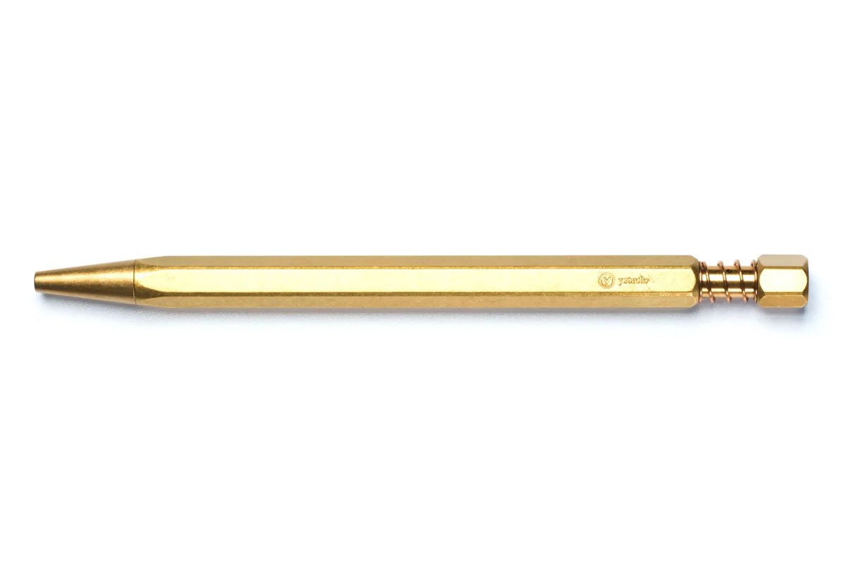 Ystudio Classic Revolve Spring Brass Balpen